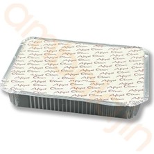 Alüminyum Kap 1500 gr Kapaklı 100 Adet
