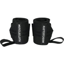 Musclecloth Pro Wrist Wraps Siyah 2'li Paket