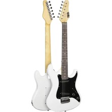 Midex CEG-36WH 8-12 Yaş Çocuklar Için Amfili Full 3/4 36 Inç Elektro Gitar Seti White