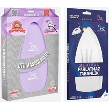 Eym Gazella Ütü Altlığı + Ütü Masası Kılıfı Bezi 50 x 135 cm Lila