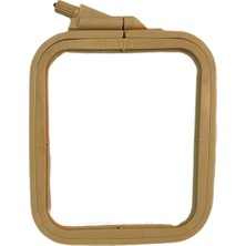 Nurge Şenel Yün Nurge Kare Plastik Kasnak No: 1 Çap 95 * 110MM (9,5 x 11 Cm)