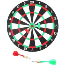 Bambapaw Çift Taraflı 30 cm Dart Tahtası ve 4 Adet Ok