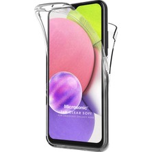 Samsung Galaxy A15 Kılıf 6 Tarafı Tam Full Koruma 360 Clear Soft Şeffaf [galaxy A15 ile Uyumlu K
