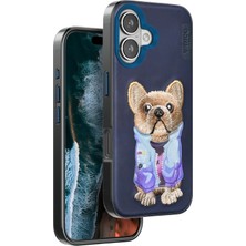 KSB Store Mey Ithalat®  iPhone 16 Cute Desenli Kapak - Lacivert