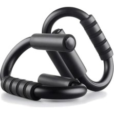 Zauss Siyah Push Up Stands Profesyonel Şınav Karın Kası Egzersiz Spor Aleti