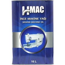H-Mac Ince Makine Yağı - Dikiş Makinesi Yağı 16 Litre