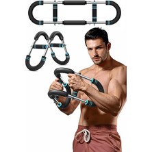 2x Power (25-50KG) Ayarlanabilir Çift Metal Yaylı Göğüs & Kol Full Body Egzersiz Aleti Fitness