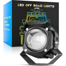 Off Road Beyaz Işık Sis Farı Lambası LED Kare 12-24V 48 Watt