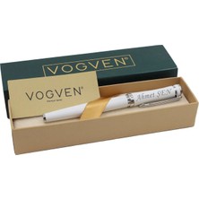 Vogven Marka Isme Özel Metal Roller Kalem - Renk Seçenekli