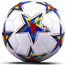 Hsport Futbol Topu Uefa Şampiyonlar Ligi 5 Numara Halı Çim Saha ve Beton Zemine Uygun Dikişli Ma