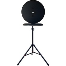 Dartsan Raf Düzenekli Tripod Ayaklı Dart Arkalık Stand Seti. Siyah Renk