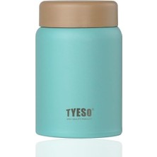 Tyeso Chief Anne Bebek Mama Vakumlu Termos Cep Boyu 280ML (Yeşil)