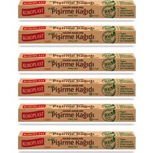 Koroplast Hazır Kesilmiş Doğal Pişirme Kağıdı 42 x 37 cm 60'li
