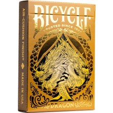 Bicycle Gold Dragon Folyo Premium Oyun Kartları, 1 Güverte