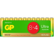 Ultra Alkalin LR03 - Aaa Boy 1.5V Pil 12'li Shrink