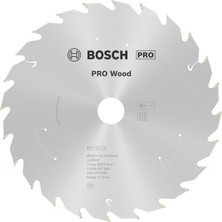 1 x Pro Wood Daire Testere Bıçağı, Akülü Daire Testereler Için (Yumuşak Ahşap, Sert Ahşap,