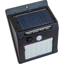 Solar Sensörlü Duvar Tipi 20 Ledli LED Aplik