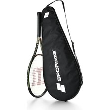 Sporsize Tennis Racket Cover Tenis Raketi Kılıfı Çantası (Siyah)