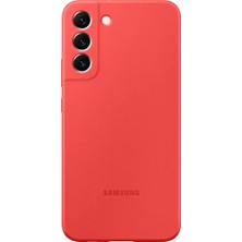 S22 Plus Silikon Kılıf - Kırmızı