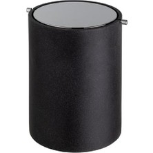 Banyo Çöp Kovası 4 L - Siyah/krom Renk
