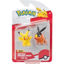 Pokemon Battle 2'li Figür Seti Pikachu &amp; Tepig