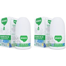 %100 Doğal Roll-On Aloe Vera Deodorant Ter Kokusu Önleyici Bitkisel Lekesiz Vegan 50 ml (2 Paketi)