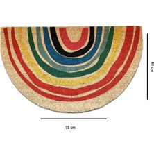 Coco Checasa 45X75 cm Doğal Koko Kıl Paspas,hindistan Naturel Kapı Önü Paspası