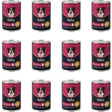Reflex Plus Sos Içinde Et Parçacıklı Kuzu Etli ve Tatlı Patatesli Yetişkin Köpek Konservesi