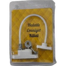 Halatlı Emniyet Kilidi - Kapı Pencere Çocuk ve Hırsız Emniyet Mandalı