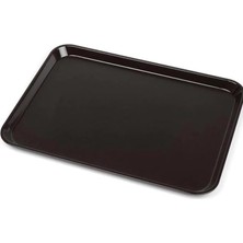 10 Adet Büyük Boy Kırılmaz Tepsi 53X37CM Büfe Fast Food Tepsisi Kırılmaz Kaydırmaz En Sağla