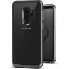 VRS91665 Galaxy S9 Plus Crystal Bumper Kılıf Steel Silver