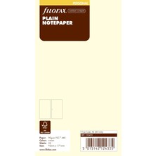Filofax 132453 Personal Not, Boş, Cotton Cream