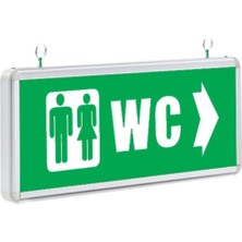 Ack LED Çıkış Tabelası 6203-004 (Wc) 200V
