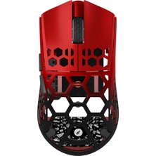 HM620 8k Hz 30000 Dpı Tri-Mode Kablosuz/bluetooth Siyah Kırmızı Gaming Mouse