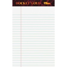 Tops Yazı Bloğu, Çizgili, Beyaz, 12.7 x 20.3 Cm, 12 Adet Ultimate