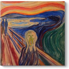 Edvard Munch - The Scream Çığlık Tablosu 100 x 100