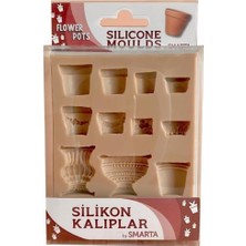 Smarta Silikon Kalıplar Saksılar 3002