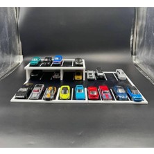 1:64 Ölçekli Arabalar Için Katlı Otopark Garaj