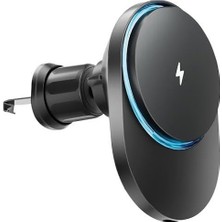 15W Kablosuz Şarjlı Mıknatıslı Araç Şarjı Hld-80