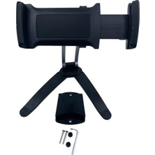 360 Derece Dönebilen Mutfak Masaüstü Telefon Tablet Tutucu Ayarlanabilir Esnek Ayaklı Metal Göv