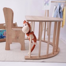 Reyo Montessori Sincap Pikler Aktivite ve Oyun Masası, Kaydıraklı Tırmanma Seti ve Sandalye