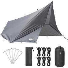 Haegs Su Geçirmez Tarp Tente Gölgelik Örtü, 4 Mevsim Taşınabilir Örtü Branda Outdoor Açık