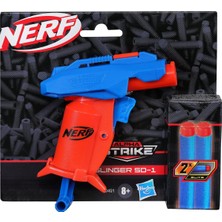 Nerf Alpha Strike Slinger Sd-1 Tek Atış Blaster ve 2 Nerf Elite Dart Köpük – Yeniden Doldurma,