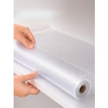 BEYLINI%100 Eva Şeffaf Raf Örtüsü 2 mt x 30 cm Kesilebilir Buzdolabı Çekmece Raf Içi Tezgah