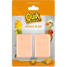Quik Kuşlar Için Enerji Bloğu, Portakallı, 2'li