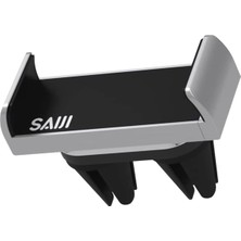 Saiji T2 Araç Içi Telefon Tutucu Havalandırma Klipsli 360° Dönebilen Universal Uyumlu