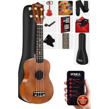 Midex UKX-233M Maun Concert Ukulele (Askı Çanta Metod Pena)
