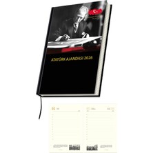 2026 Atatürk Ajanda Yıllık Atatürk Ajandası 17X24 cm