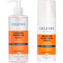 Celenes By Sweden Sea Buckthorn Yüz Temizleme ve Bakım Seti Ikisi Bir Arada Yağlı ve Karma Ciltl