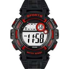 Dijital Spor Erkek Genç/çocuk Kol Saati Kronometre Alarm 3ATM CHR815